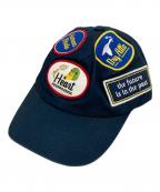 HUMAN MADEヒューマンメイド）の古着「6panel twill cap」｜ネイビー