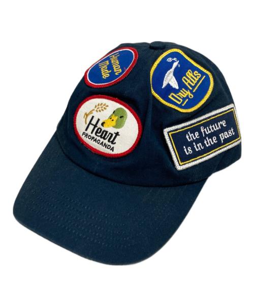 HUMAN MADE（ヒューマンメイド）HUMAN MADE (ヒューマンメイド) 6panel twill cap ネイビーの古着・服飾アイテム