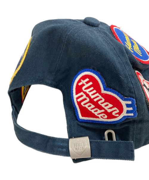 HUMAN MADE（ヒューマンメイド）HUMAN MADE (ヒューマンメイド) 6panel twill cap ネイビーの古着・服飾アイテム