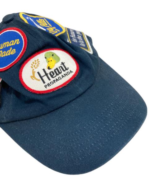 HUMAN MADE（ヒューマンメイド）HUMAN MADE (ヒューマンメイド) 6panel twill cap ネイビーの古着・服飾アイテム