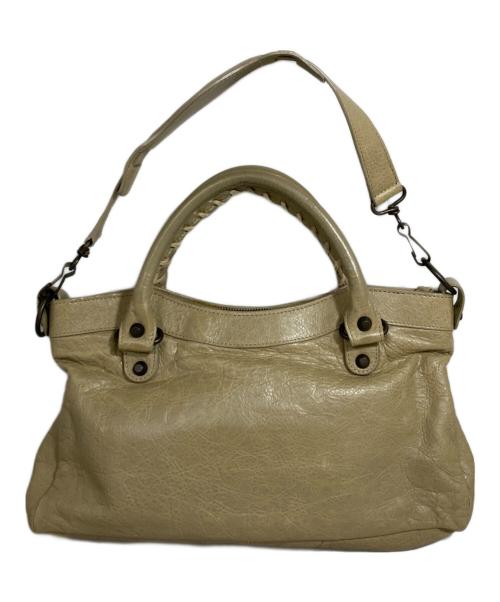 BALENCIAGA（バレンシアガ）BALENCIAGA (バレンシアガ) 2WAYバッグ ベージュの古着・服飾アイテム