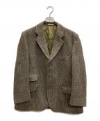 INVERALLAN×Harris Tweedインバーアラン×ハリスツイード）の古着「ウールテーラードジャケット」｜カーキ