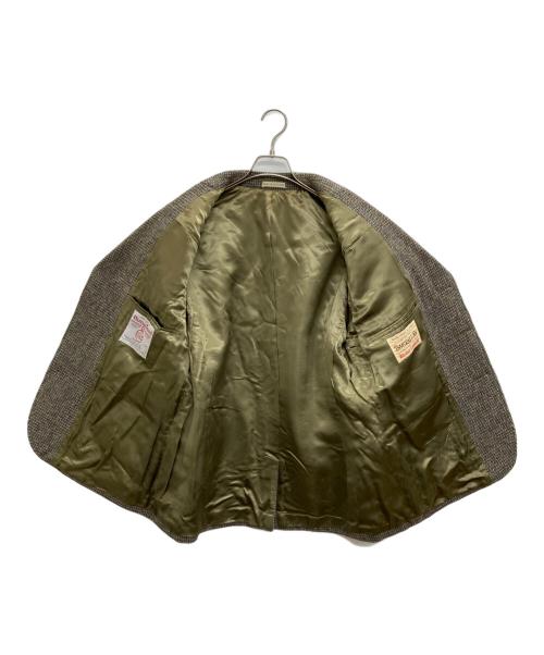 INVERALLAN（インバーアラン）INVERALLAN (インバーアラン) Harris Tweed (ハリスツイード) ウールテーラードジャケット カーキ サイズ:表記なしの古着・服飾アイテム
