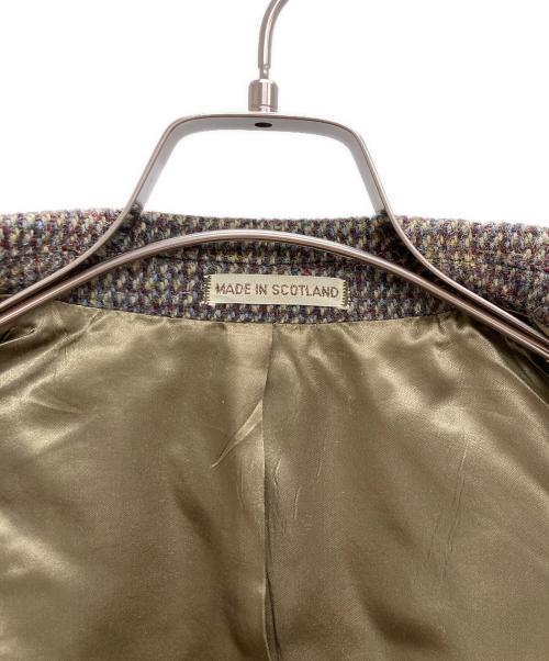 INVERALLAN（インバーアラン）INVERALLAN (インバーアラン) Harris Tweed (ハリスツイード) ウールテーラードジャケット カーキ サイズ:表記なしの古着・服飾アイテム