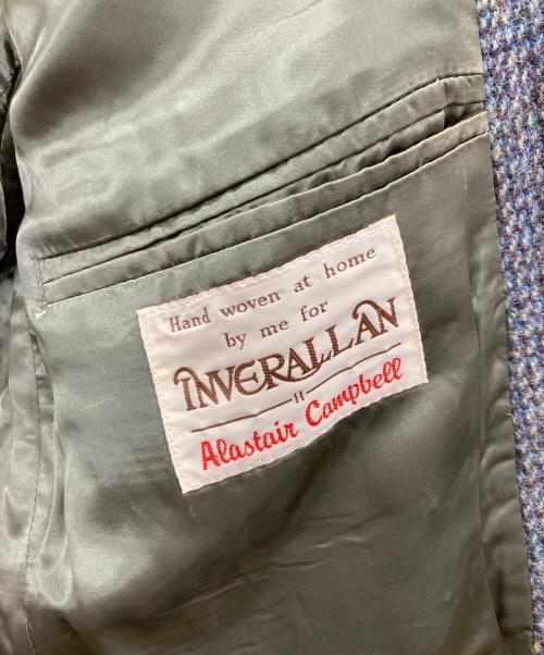 INVERALLAN（インバーアラン）INVERALLAN (インバーアラン) Harris Tweed (ハリスツイード) ウールテーラードジャケット カーキ サイズ:表記なしの古着・服飾アイテム