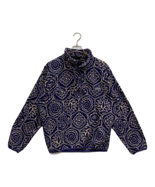 Patagonia（パタゴニア）Patagonia (パタゴニア) ネパールヘキサゴン フリースプルオーバー パープル サイズ:Mの古着・服飾アイテム