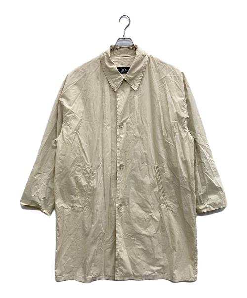 HUGO BOSS（ヒューゴ ボス）HUGO BOSS (ヒューゴ ボス) ステンカラーコート ベージュ サイズ:3の古着・服飾アイテム