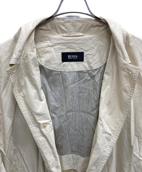 HUGO BOSS（ヒューゴ ボス）HUGO BOSS (ヒューゴ ボス) ステンカラーコート ベージュ サイズ:3の古着・服飾アイテム