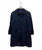 green label relaxingグリーンレーベルリラクシング）の古着「ステンカラーコート」｜ネイビー