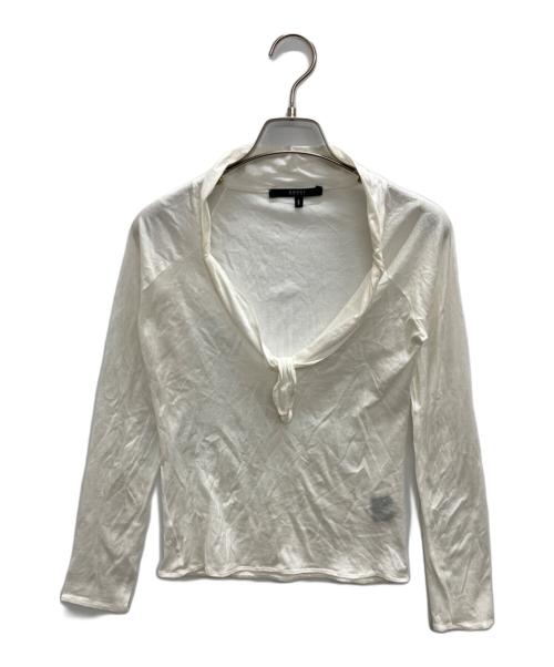 GUCCI（グッチ）GUCCI (グッチ) LONG SLEEVE CUTSEW ホワイト サイズ:Sの古着・服飾アイテム