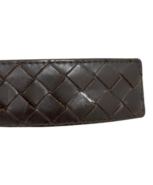 BOTTEGA VENETA（ボッテガベネタ）BOTTEGA VENETA (ボッテガベネタ) イントレチャー ベルト ブラウン サイズ:95CM　38INの古着・服飾アイテム