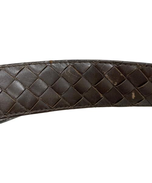 BOTTEGA VENETA（ボッテガベネタ）BOTTEGA VENETA (ボッテガベネタ) イントレチャー ベルト ブラウン サイズ:95CM　38INの古着・服飾アイテム
