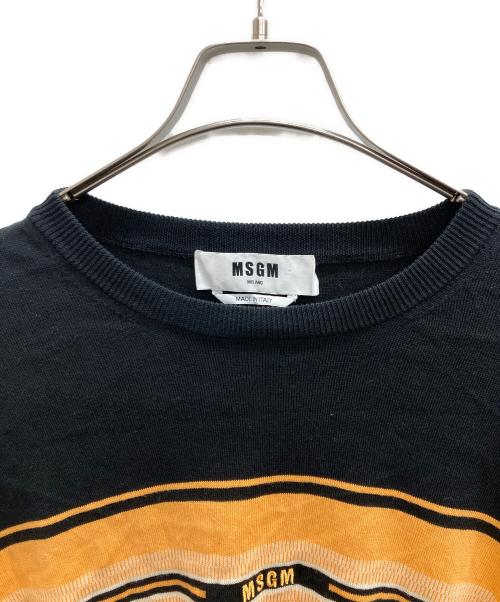 MSGM（エムエスジーエム）MSGM (エムエスジーエム) ニット ブラック サイズ:Mの古着・服飾アイテム