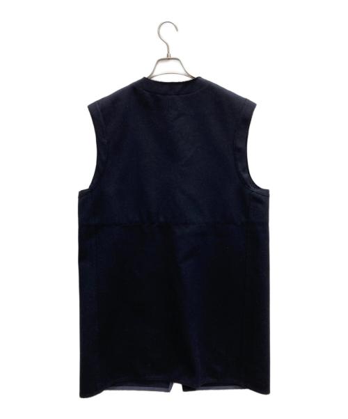 BACCA（バッカ）BACCA (バッカ) ダブルクロスヘビーメルトン ミドルベスト ネイビー サイズ:36の古着・服飾アイテム