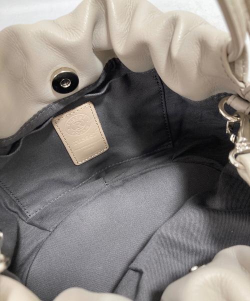 russet（ラシット）russet (ラシット) 4way巾着ショルダーバッグ ライトグレーの古着・服飾アイテム