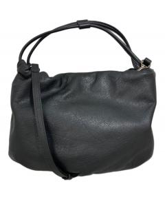 中古・古着通販】PRADA (プラダ) レザー 2WAYトートバッグ ブラック