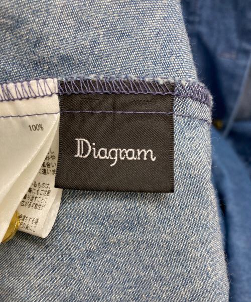 Diagram（ダイアグラム）Diagram (ダイアグラム) ワンピース インディゴ サイズ:38の古着・服飾アイテム