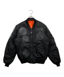 AVIREX（アヴィレックス）の古着「MA-1ジャケット」｜ブラック