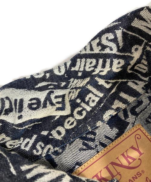 Hysteric Glamour（ヒステリックグラマー）Hysteric Glamour (ヒステリックグラマー) RIDE ON TIME JACQUARD RAW JKT ネイビー サイズ:Mの古着・服飾アイテム