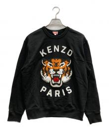 KENZO（ケンゾー）の古着「LUCKY TIGER スウェット」｜ブラック