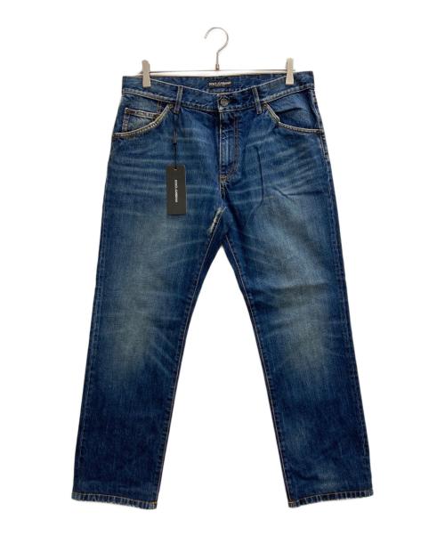 DOLCE & GABBANA（ドルチェ＆ガッバーナ）DOLCE & GABBANA (ドルチェ＆ガッバーナ) デニムパンツ インディゴ サイズ:48の古着・服飾アイテム