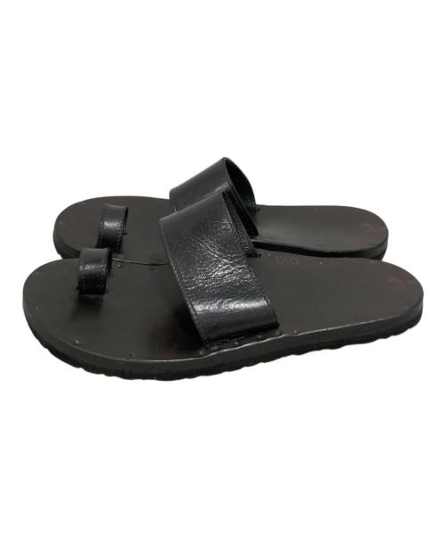 JUTTA NEUMANN（ユッタニューマン）JUTTA NEUMANN (ユッタニューマン) HERMESレザーサンダル ブラウン サイズ:D10の古着・服飾アイテム