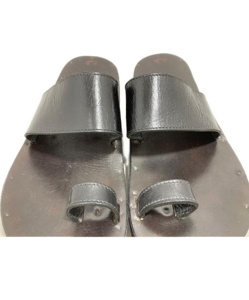 JUTTA NEUMANN（ユッタニューマン）JUTTA NEUMANN (ユッタニューマン) HERMESレザーサンダル ブラウン サイズ:D10の古着・服飾アイテム