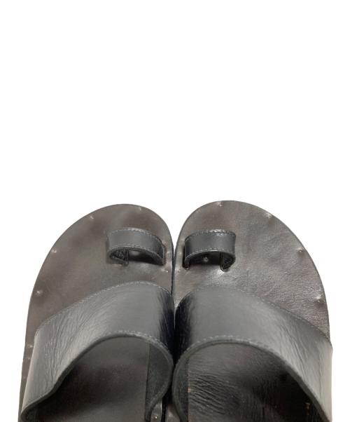 JUTTA NEUMANN（ユッタニューマン）JUTTA NEUMANN (ユッタニューマン) HERMESレザーサンダル ブラウン サイズ:D10の古着・服飾アイテム