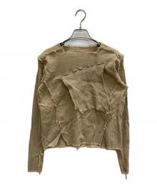 kotohayokozawa（コトハヨコザワ）の古着「Cotton yoryu ethical dye long sleeve top」｜ベージュ