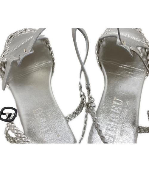 HEREU（ヘリュー）HEREU (ヘリュー) Reixa Metallic シルバー サイズ:37の古着・服飾アイテム