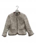 theoryセオリー）の古着「Preston Tweed Feminine Slim JKT」｜ホワイト