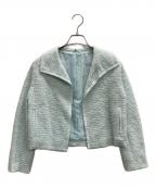 ANAYIアナイ）の古着「カラミツイードジャケット」｜スカイブルー