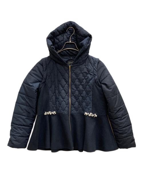 QUEENS COURT（クイーンズコート）QUEENS COURT (クイーンズコート) ４ＷＡＹブルゾン ネイビー サイズ:2の古着・服飾アイテム