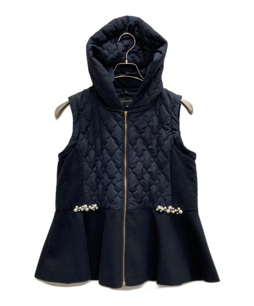 QUEENS COURT（クイーンズコート）QUEENS COURT (クイーンズコート) ４ＷＡＹブルゾン ネイビー サイズ:2の古着・服飾アイテム