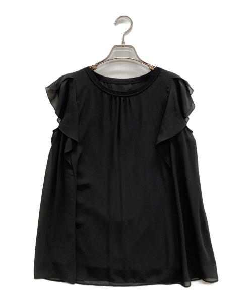 ANAYI（アナイ）ANAYI (アナイ) ノースリーブブラウス ブラック サイズ:38の古着・服飾アイテム