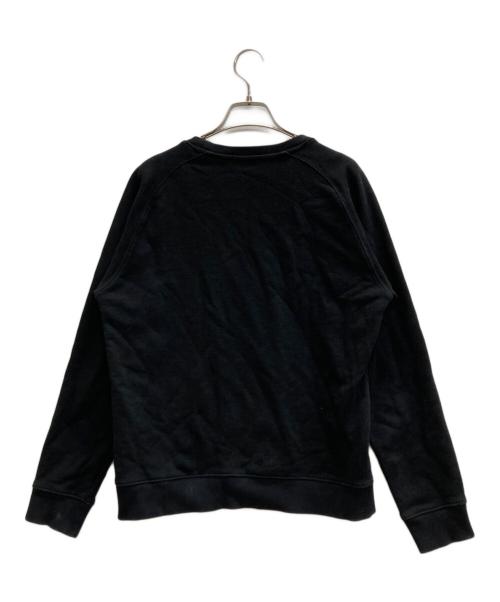 maison kitsune（メゾンキツネ）MAISON KITSUNE (メゾンキツネ) スウェット ブラック サイズ:Lの古着・服飾アイテム