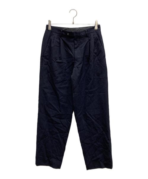 IM ISSEY MIYAKE（アイエムイッセイミヤケ）IM ISSEY MIYAKE (アイエムイッセイミヤケ) タックパンツ ネイビー サイズ:80の古着・服飾アイテム