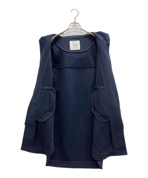 NEMIKA（ネミカ）NEMIKA (ネミカ) バックフリルコート ネイビー サイズ:2の古着・服飾アイテム