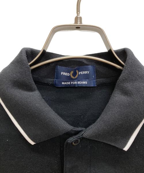 FRED PERRY（フレッドペリー）FRED PERRY (フレッドペリー) BEAMS (ビームス) ポロシャツ ブラック サイズ:Sの古着・服飾アイテム