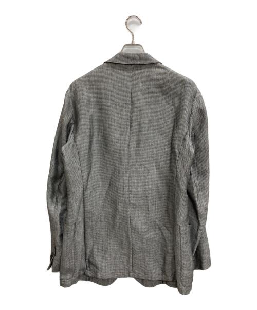 GIORGIO ARMANI（ジョルジョアルマーニ）GIORGIO ARMANI (ジョルジョアルマーニ) リネン混テーラードジャケット グレー サイズ:不明の古着・服飾アイテム