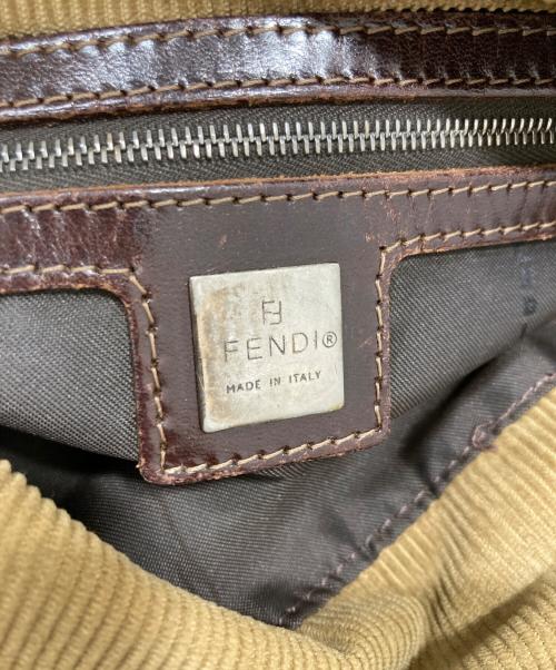 FENDI（フェンディ）FENDI (フェンディ) マンバケット コーデュロイジャケット ベージュの古着・服飾アイテム