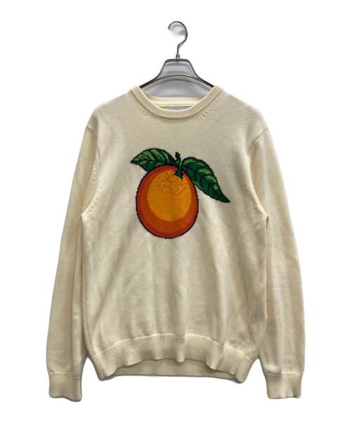 CASABLANCA（カサブランカ）CASABLANCA (カサブランカ) ニット ホワイト サイズ:Lの古着・服飾アイテム