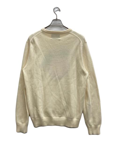 CASABLANCA（カサブランカ）CASABLANCA (カサブランカ) ニット ホワイト サイズ:Lの古着・服飾アイテム