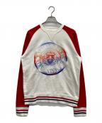 BALMAINバルマン）の古着「サークルロゴスウェット」｜レッド×ホワイト