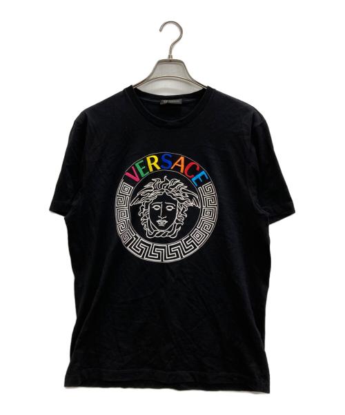 VERSACE（ヴェルサーチェ）VERSACE (ヴェルサーチェ) メデューサTシャツ ブラック サイズ:Lの古着・服飾アイテム