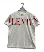 VALENTINOヴァレンティノ）の古着「ロゴプリントTシャツ」｜ホワイト