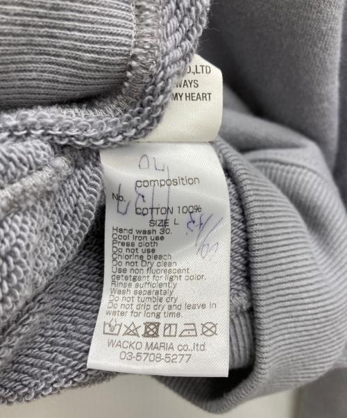 WACKO MARIA（ワコマリア）WACKO MARIA (ワコマリア) スウェット グレー サイズ:Lの古着・服飾アイテム