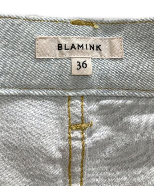 BLAMINK（ブラミンク）BLAMINK (ブラミンク) ブリーチデニム5ポケットパンツ ブルー サイズ:36の古着・服飾アイテム
