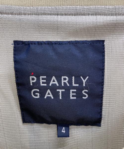 PEARLY GATES（パーリーゲイツ）PEARLY GATES (パーリーゲイツ) ゴルフウェア(トップス) ベージュ サイズ:4の古着・服飾アイテム