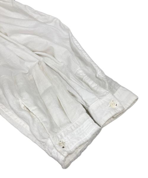 KAPITAL（キャピタル）KAPITAL (キャピタル) コットンリネンパッチワークバンドカラーカトマンズシャツ ホワイト サイズ:3の古着・服飾アイテム